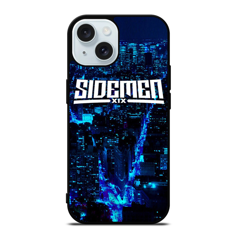 BLUE & WHITE SIDEMEN iPhone 15 Case Cover
