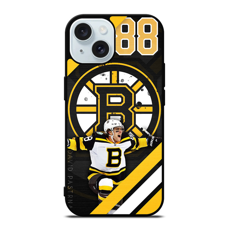 BOSTON BRUINS DAVID PASTRNAK 88 iPhone 15 Case Cover