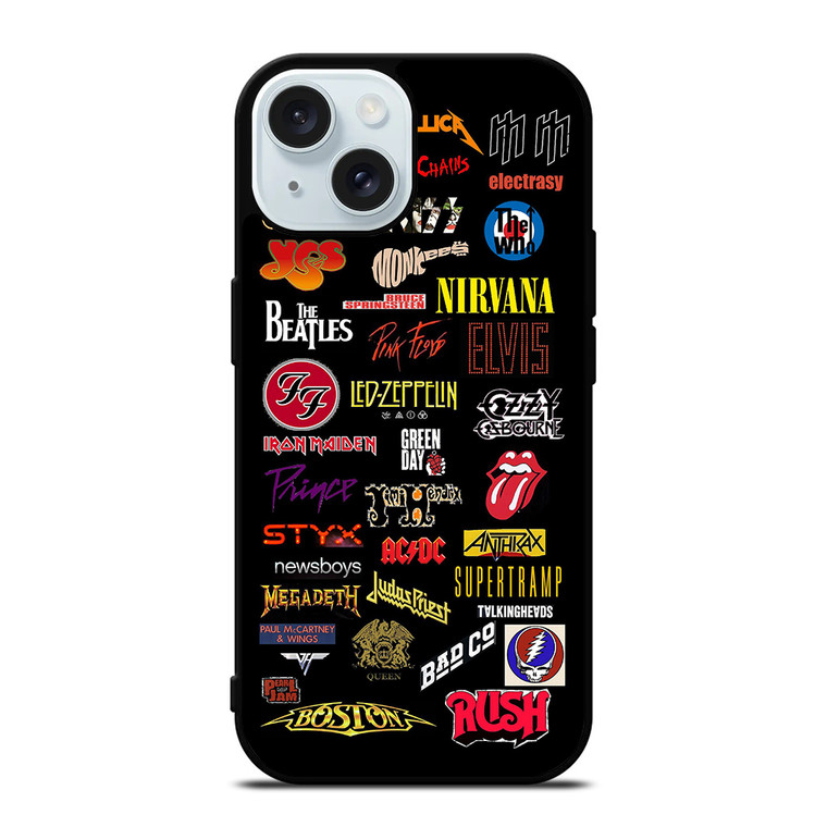 CLASSIC ROCK BAND 1 iPhone 15 Case Cover