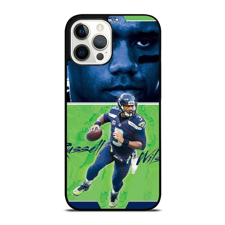 RUSSELL WILSON SEAHAWKS FOOTBALL iPhone 12 Pro Max Case Cover