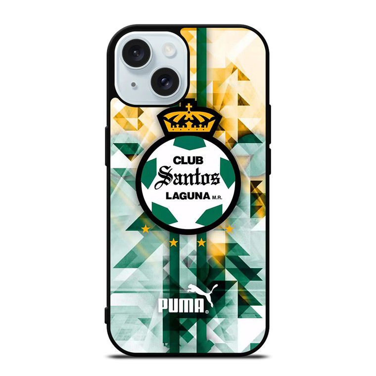 CLUB SANTOS LAGUNA FOOTBALL LOGO iPhone 15 Case Cover