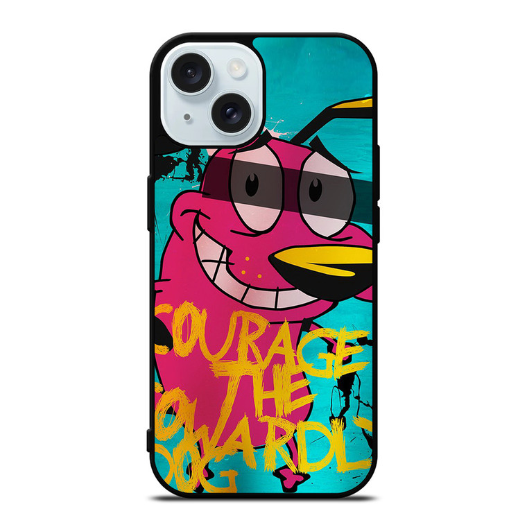 COURAGE THE COWARDLY DOG 1 iPhone 15 Case Cover
