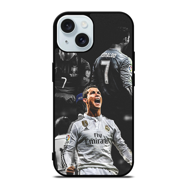 CRISTIANO RONALDO REAL MADRID iPhone 15 Case Cover