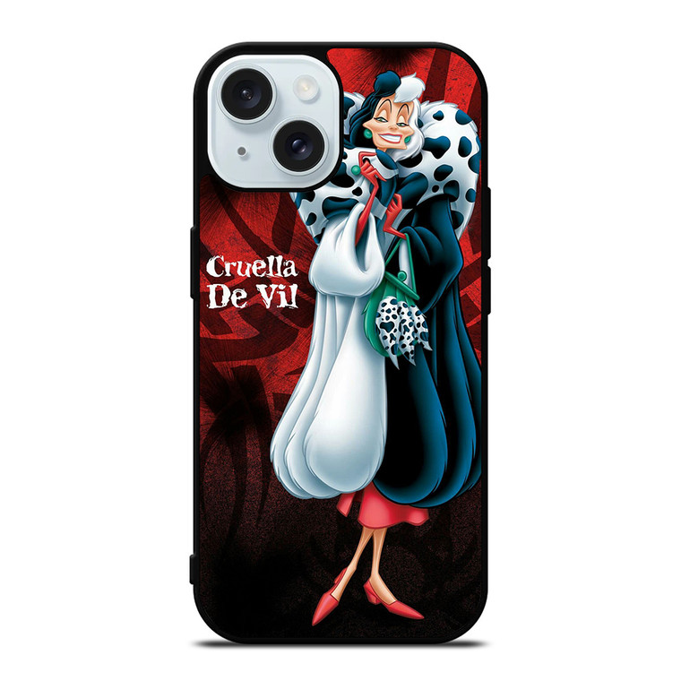 CRUELLA DE VIL DISNEY iPhone 15 Case Cover