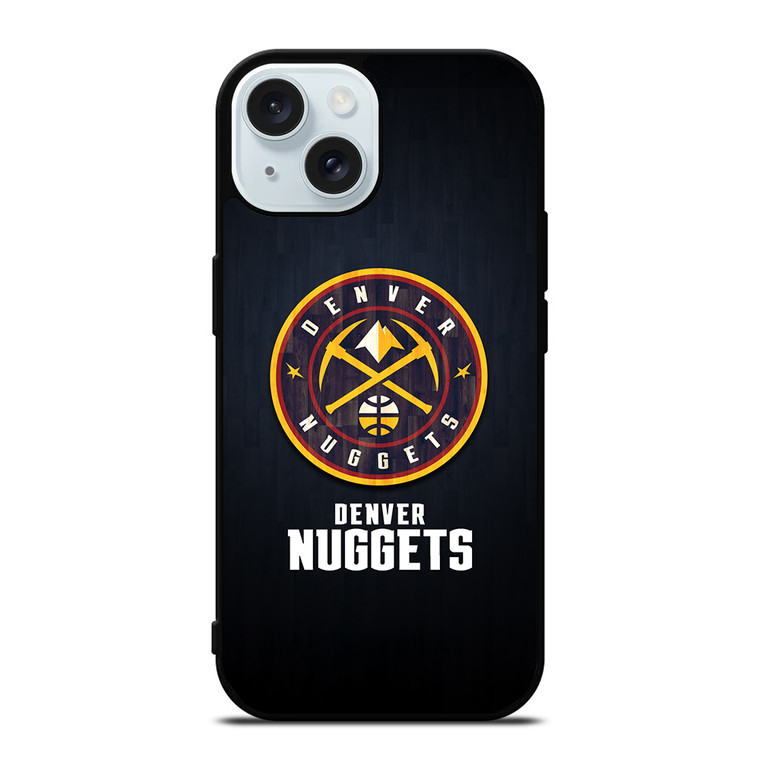 DENVER NUGGETS WOODEN LOGO iPhone 15 Case Cover