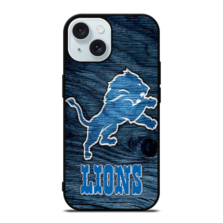 DETROIT LIONS iPhone 15 Case Cover