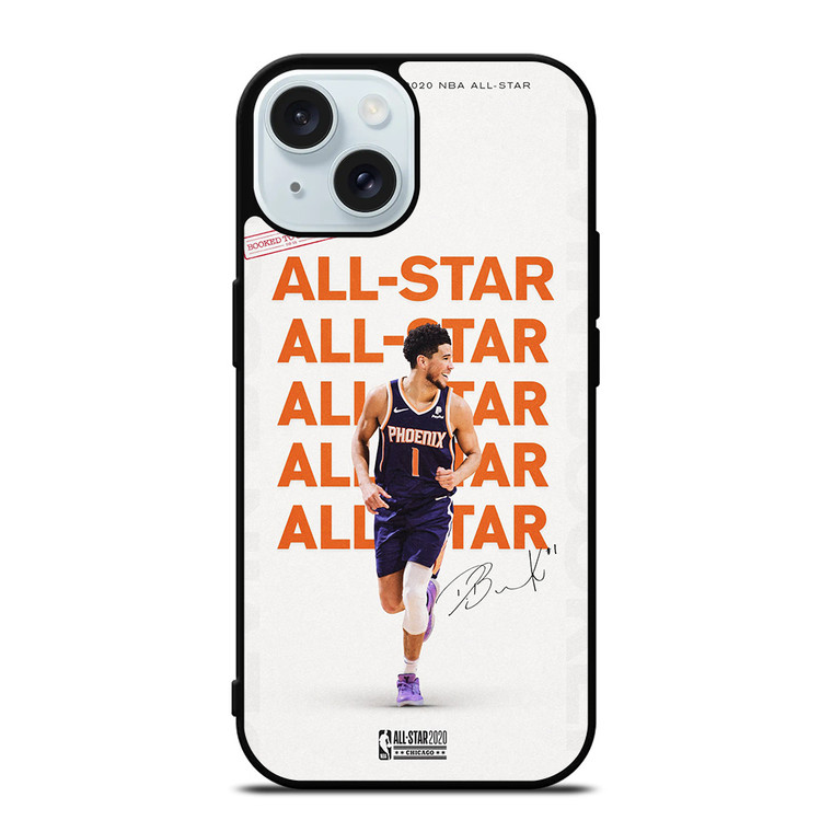 DEVIN BOOKER PHOENIX SUNS ALL STAR iPhone 15 Case Cover