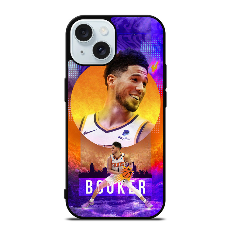 DEVIN BOOKER PHOENIX SUNS BASKETBALL iPhone 15 Case Cover