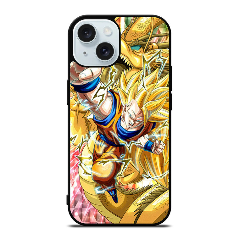 DRAGON BALL GOKU X SUPER SHENRON 2 iPhone 15 Case Cover