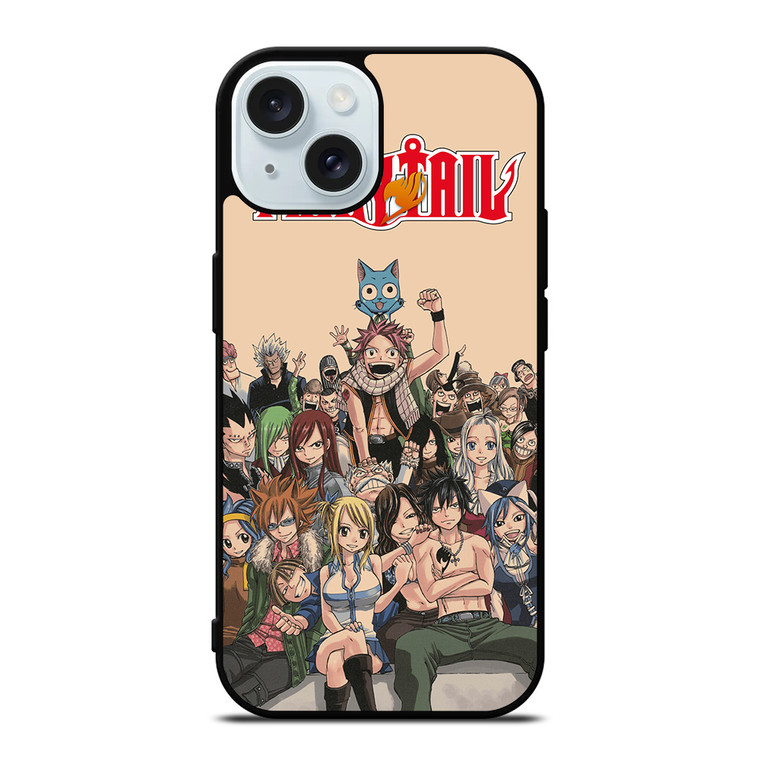 FAIRY TAIL ANIME CHARACTER iPhone 15 Case Cover