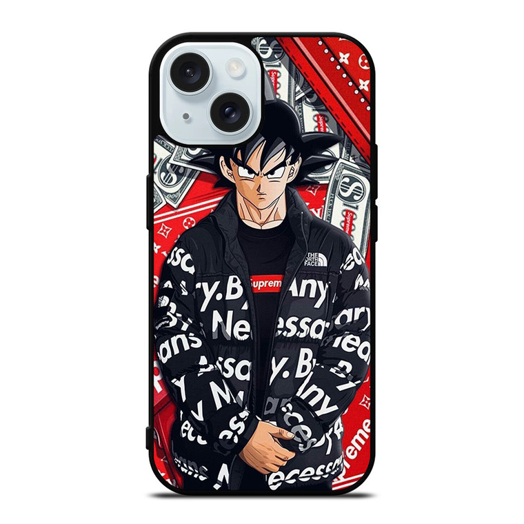 GOKU DRAGON BALL DOLLAR iPhone 15 Case Cover