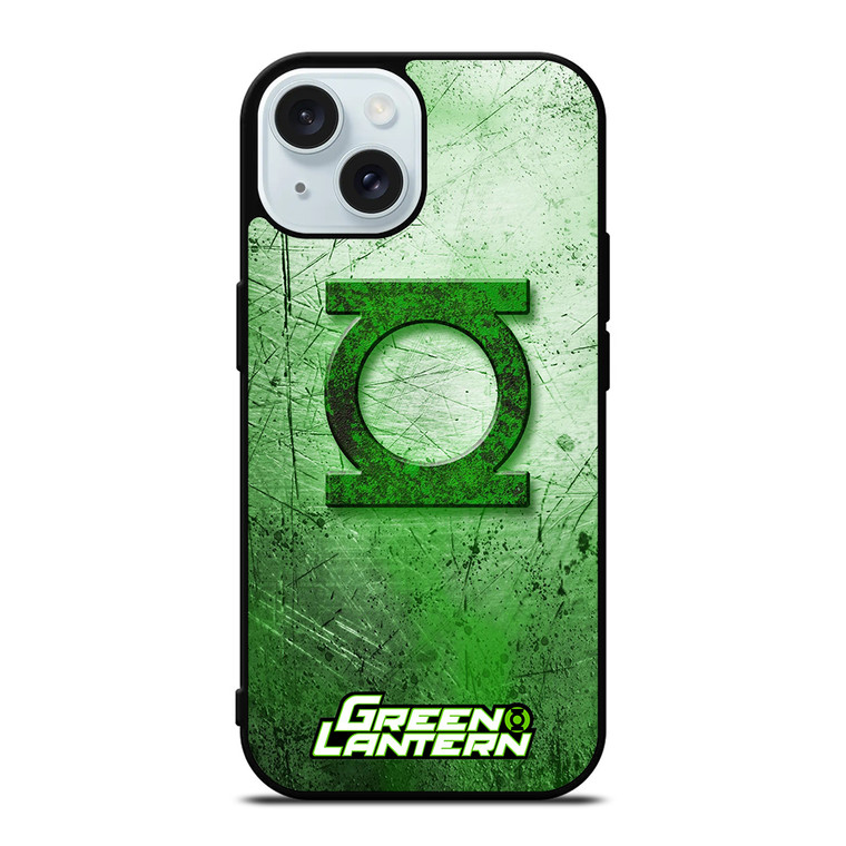 GREEN LANTERN SUPERHERO LOGO iPhone 15 Case Cover