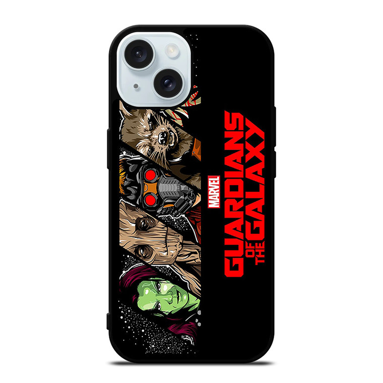 GUARDIANS OF THE GALAXY MARVEL iPhone 15 Case Cover