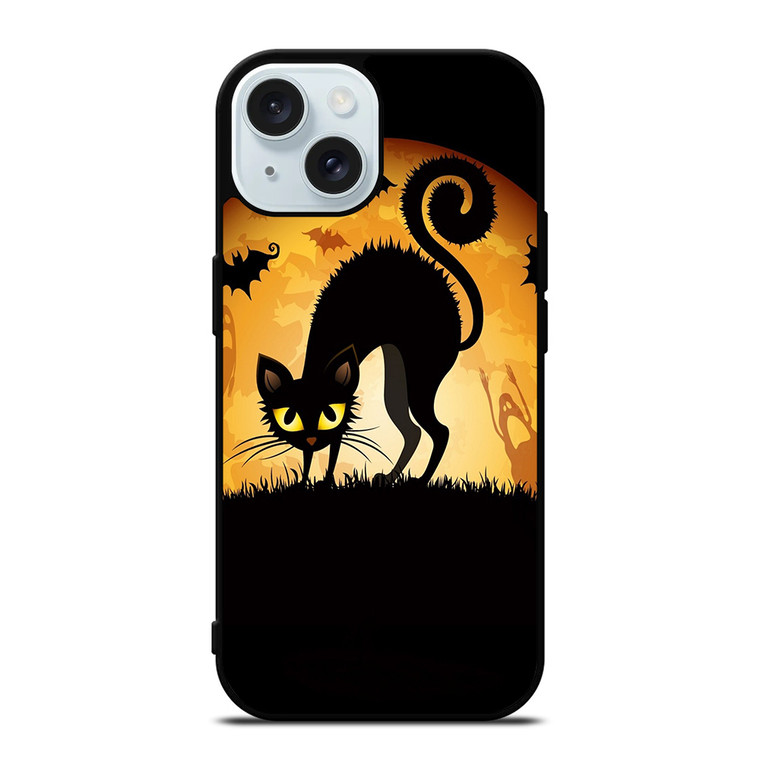 HALLOWEEN CAT iPhone 15 Case Cover