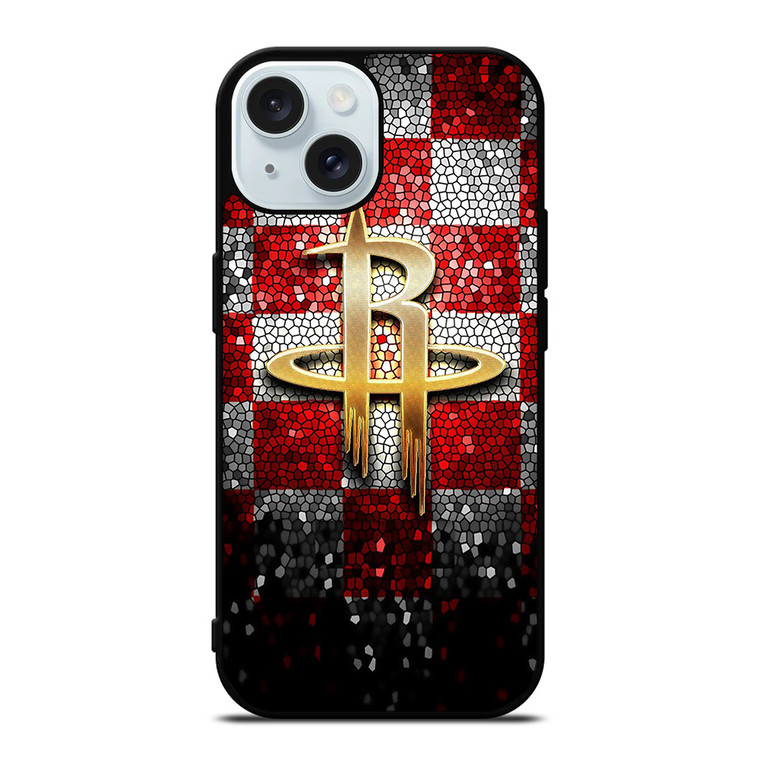 HOUSTON ROCKETS GOLD LOGO iPhone 15 Case Cover