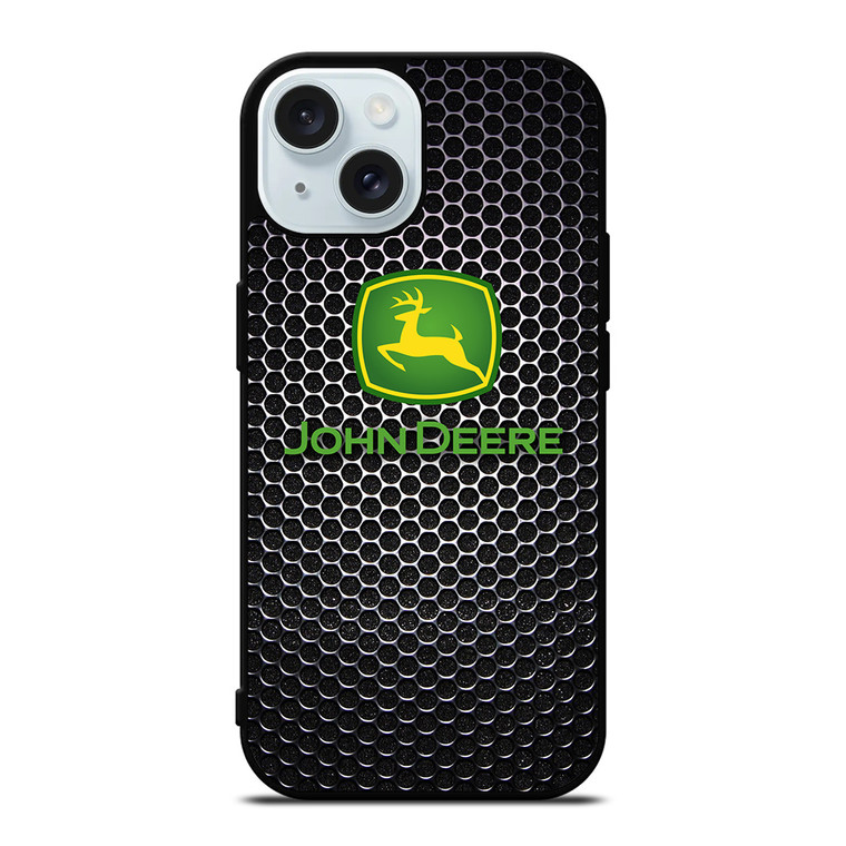 JOHN DEERE METAL LOGO iPhone 15 Case Cover