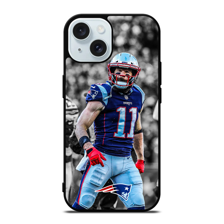 JULIAN EDELMAN PATRIOTS 11 iPhone 15 Case Cover JULIAN EDELMAN PATRIOTS 11 iPhone 15 Case Cover