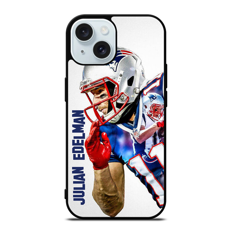 JULIAN EDELMAN PATRIOTS WIDE iPhone 15 Case Cover