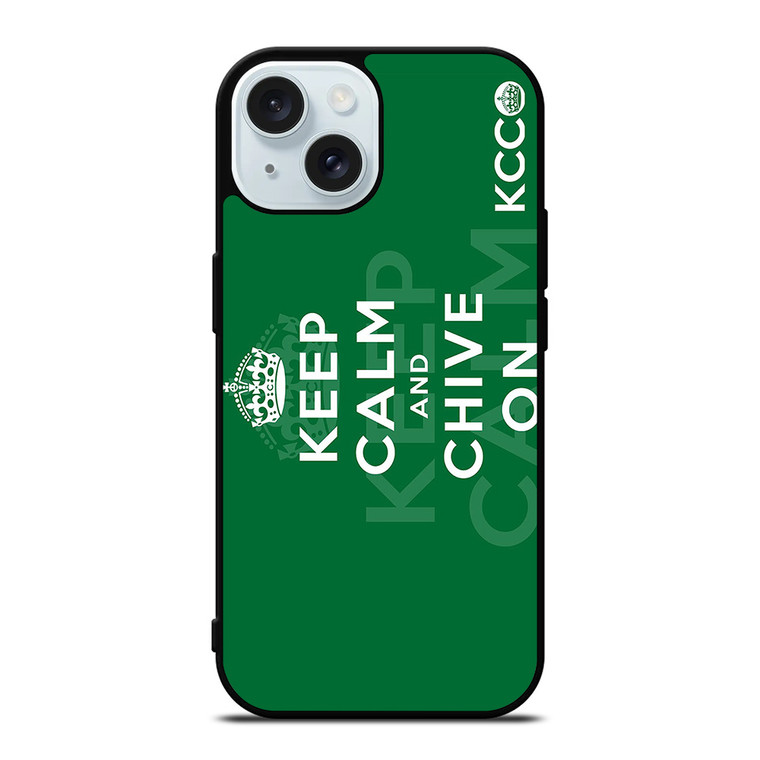 KEEP CALM AND CHIVE ON 2 iPhone 15 Case Cover