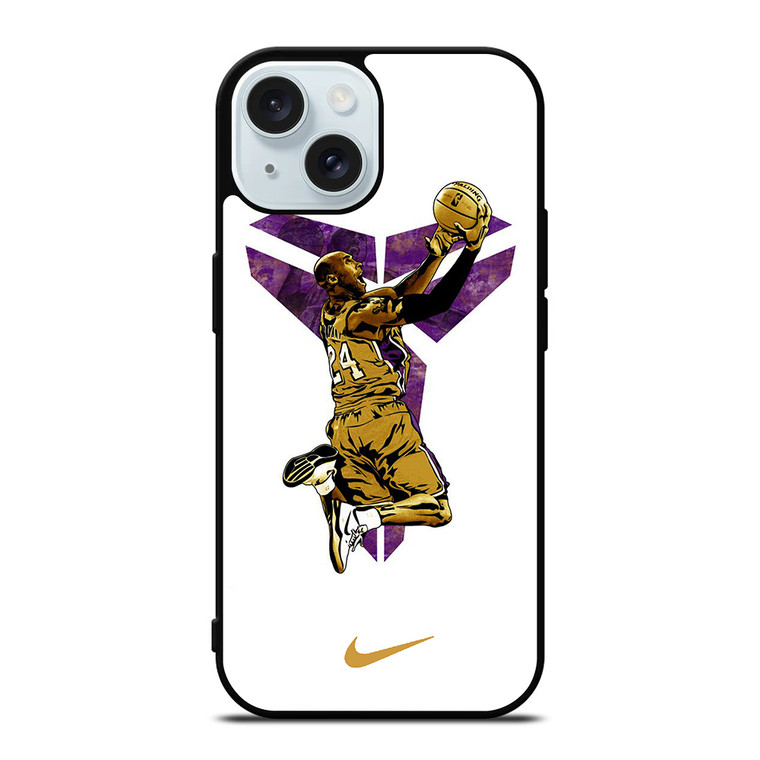 KOBE BRYANT LEGEND iPhone 15 Case Cover KOBE BRYANT LEGEND iPhone 15 Case Cover