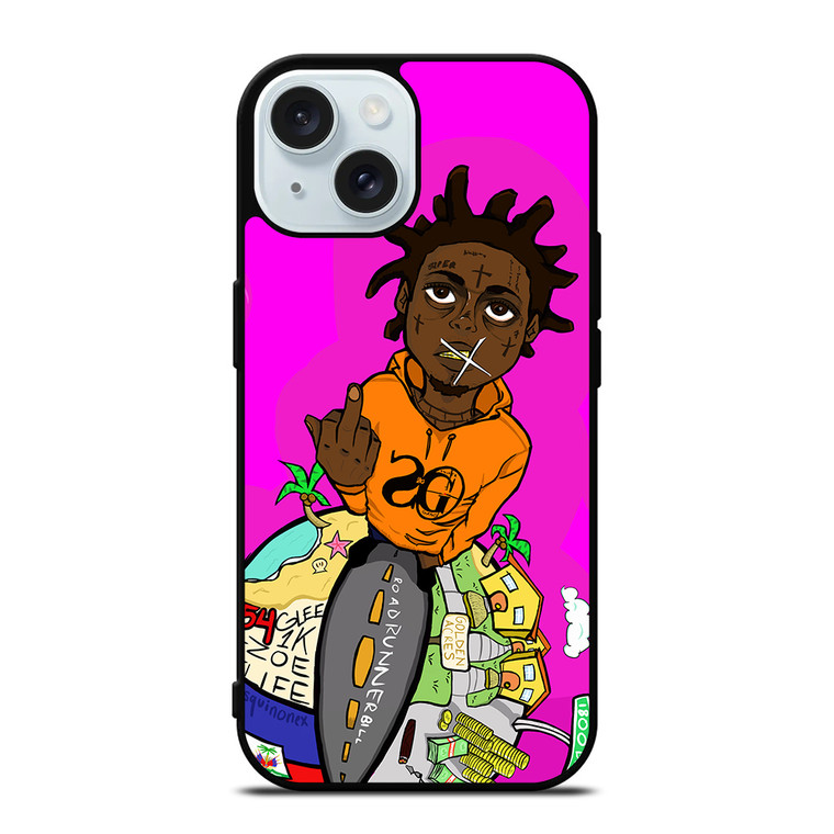 KODAK BLACK RAPPER ART iPhone 15 Case Cover