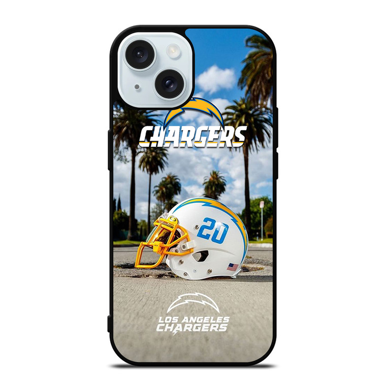 LOS ANGELES CHARGERS HELMET iPhone 15 Case Cover