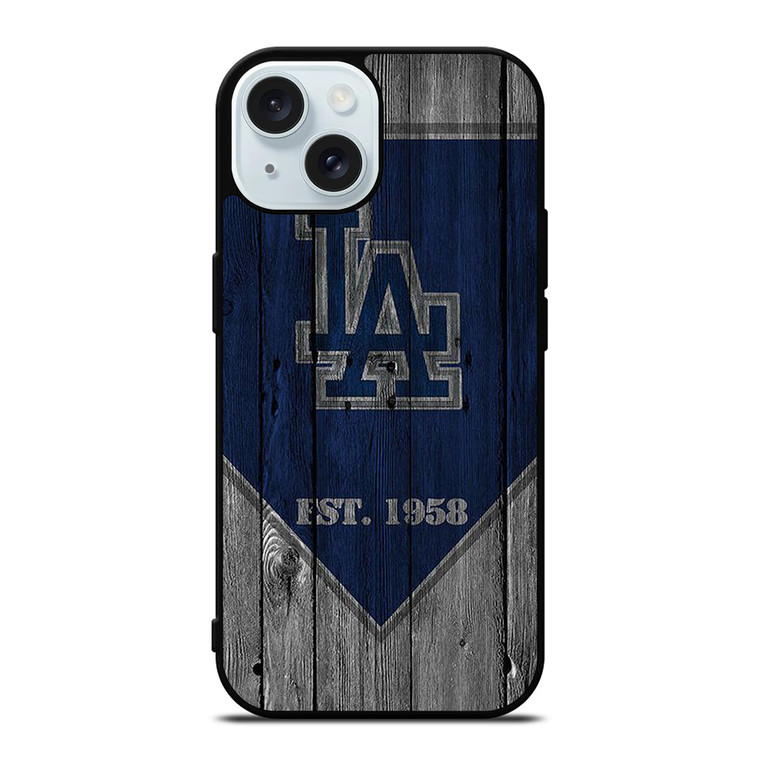 LOS ANGELES DODGERS 1958 iPhone 15 Case Cover LOS ANGELES DODGERS 1958 iPhone 15 Case Cover