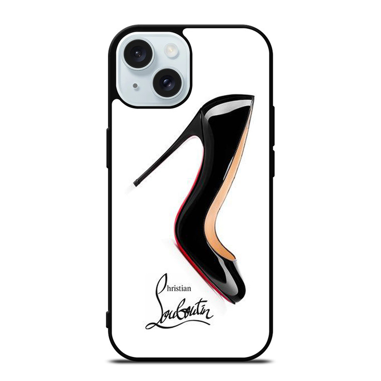 LOUBOUTIN SHOES LOGO iPhone 15 Case Cover