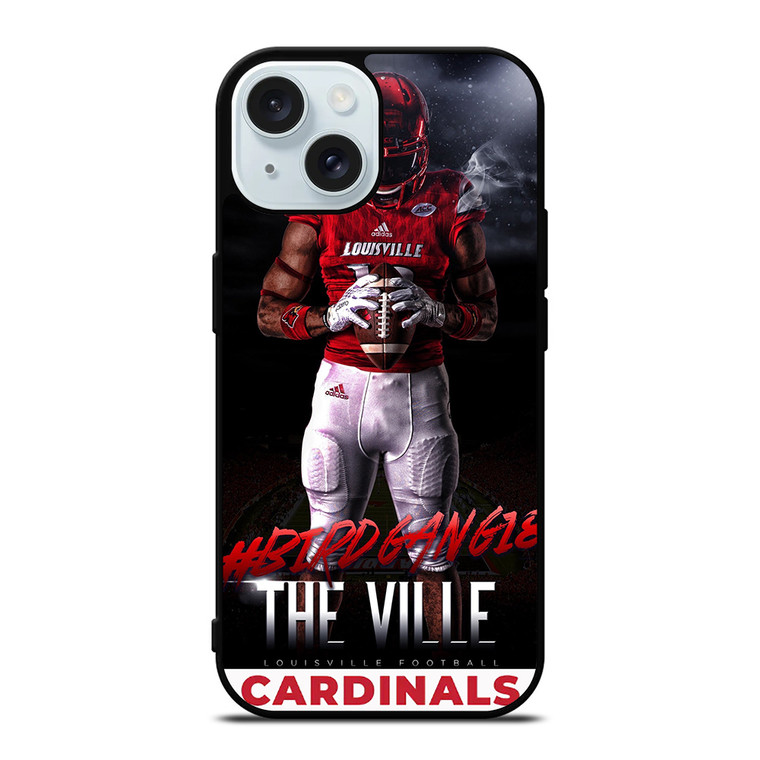 LOUISVILLE CARDINALS THE VILLE iPhone 15 Case Cover