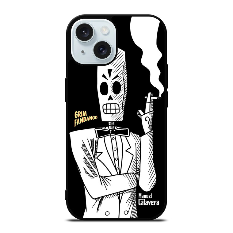 MANNY CALAVERA GRIM FANDANGO iPhone 15 Case Cover