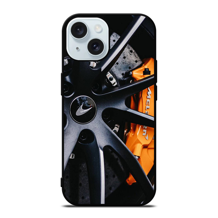 MCLAREN LOGO RIM iPhone 15 Case Cover MCLAREN LOGO RIM iPhone 15 Case Cover