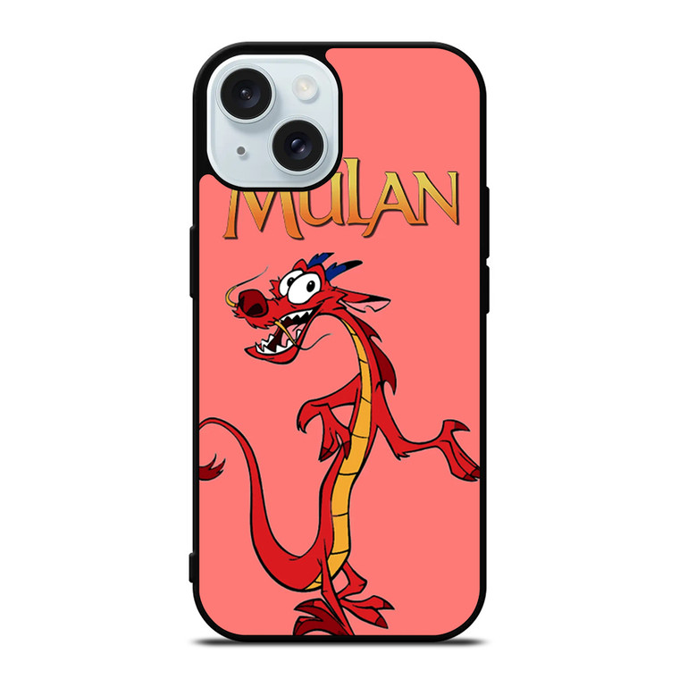 MUSHU MULAN DISNEY 1 iPhone 15 Case Cover MUSHU MULAN DISNEY 1 iPhone 15 Case Cover