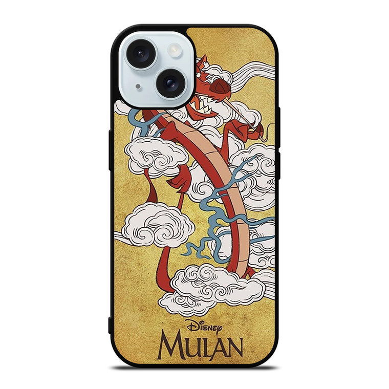 MUSHU MULAN DISNEY 2 iPhone 15 Case Cover MUSHU MULAN DISNEY 2 iPhone 15 Case Cover