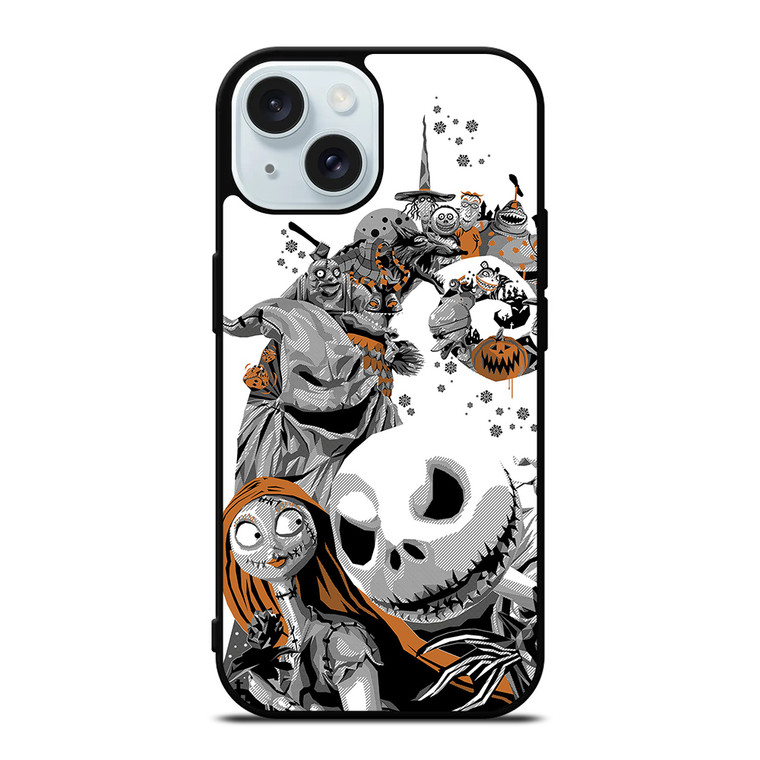 NIGHTMARE BEFORE CHRISTMAS ART iPhone 15 Case Cover