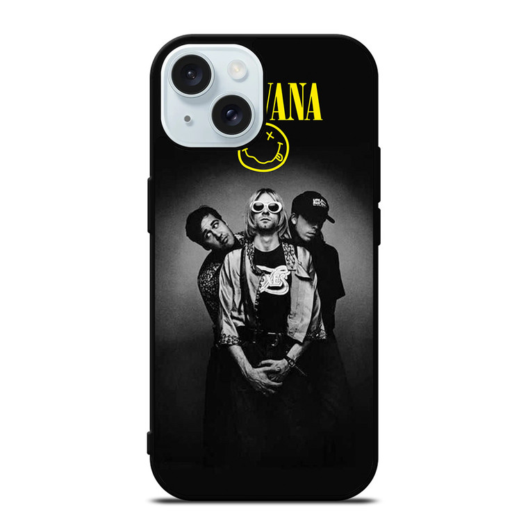 NIRVANA ROCK BAND iPhone 15 Case Cover