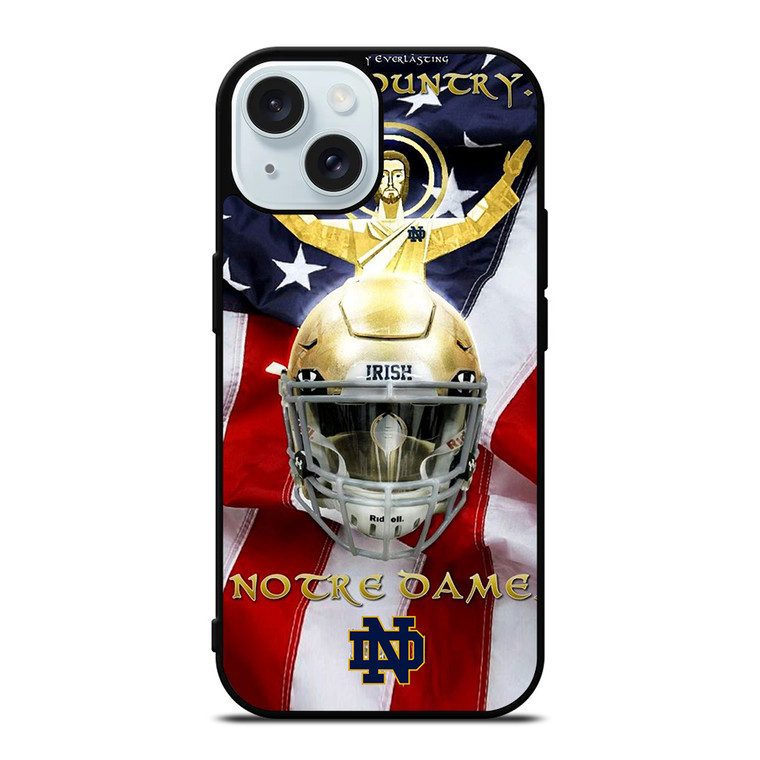 NOTRE DAME ND GLORY iPhone 15 Case Cover