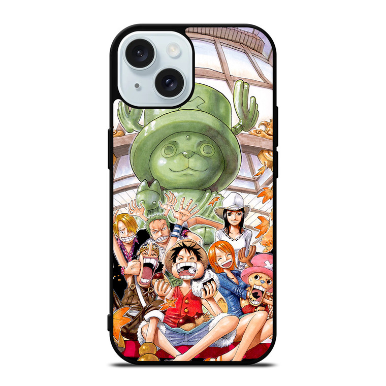 ONE PIECE LUFFY FRIENDS iPhone 15 Case Cover
