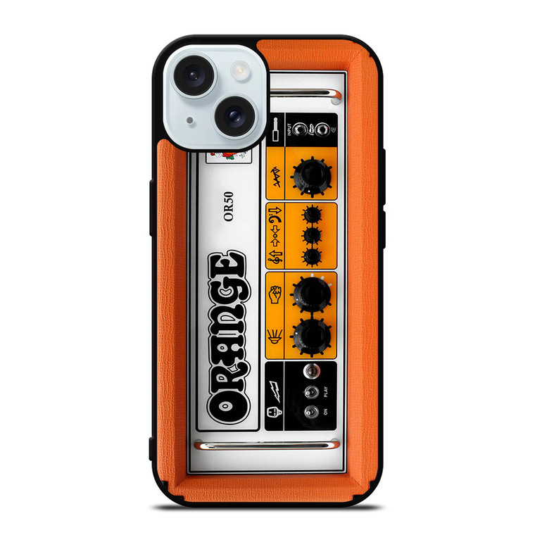 ORANGE GUITAR BASS AMP 1 iPhone 15 Case Cover