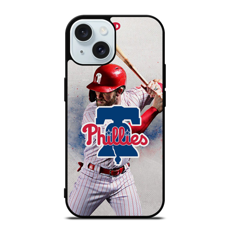 PHILADELPHIA PHILLIES BASEBALL LOGO iPhone 15 Case Cover