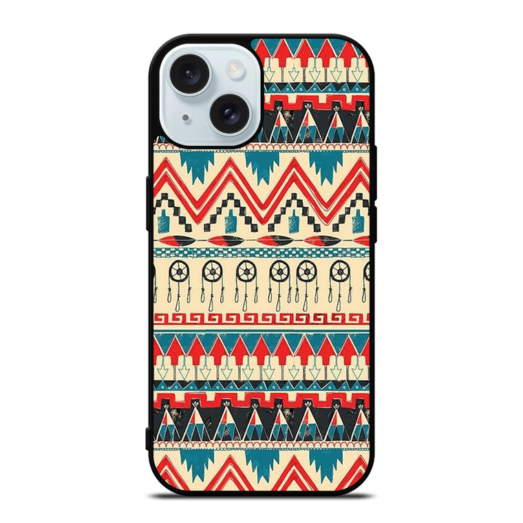 PIECE TRIBAL PATTERN 2 iPhone 15 Case Cover