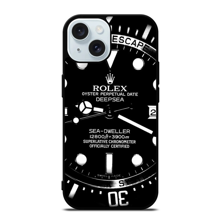 ROLEX WATCH LOGO 2 iPhone 15 Case Cover