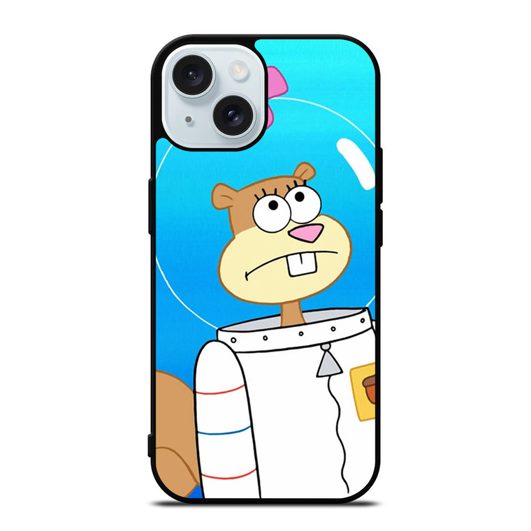 SANDY CHEEKS CARTOON iPhone 15 Case Cover