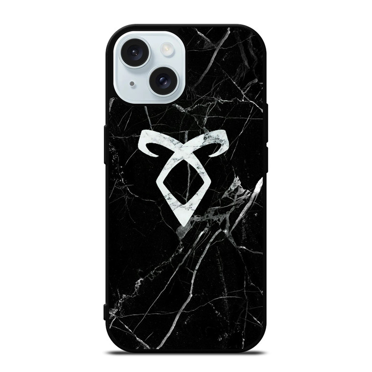 SHADOWHUNTER ANGELIC MARBLE LOGO iPhone 15 Case Cover