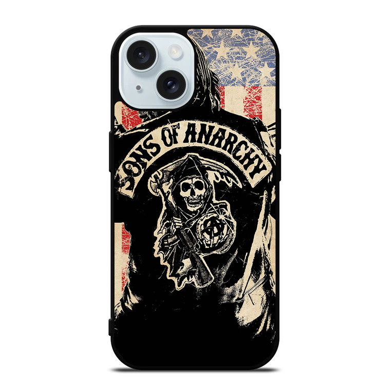SONS OF ANARCHY POSTER iPhone 15 Case Cover