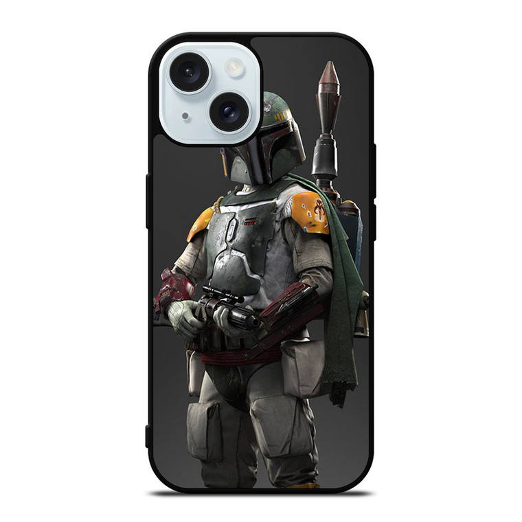 STAR WARS BOBA FETT MANDALORIAN 2 iPhone 15 Case Cover