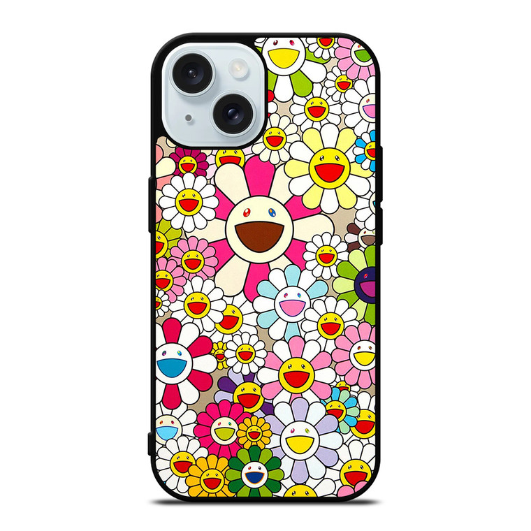 TAKASHI MURAKAMI FLOWERS 1 iPhone 15 Case Cover