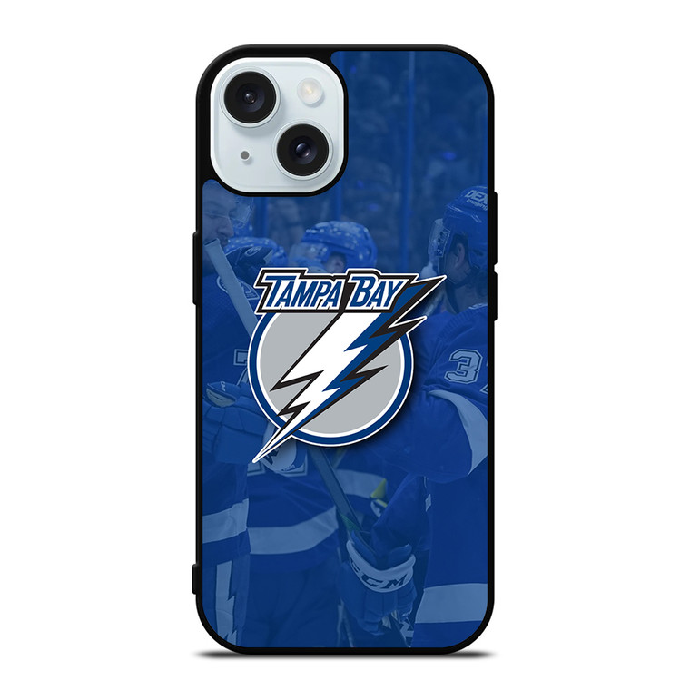 TAMPA BAY LIGHTNING NHL LOGO iPhone 15 Case Cover TAMPA BAY LIGHTNING NHL LOGO iPhone 15 Case Cover