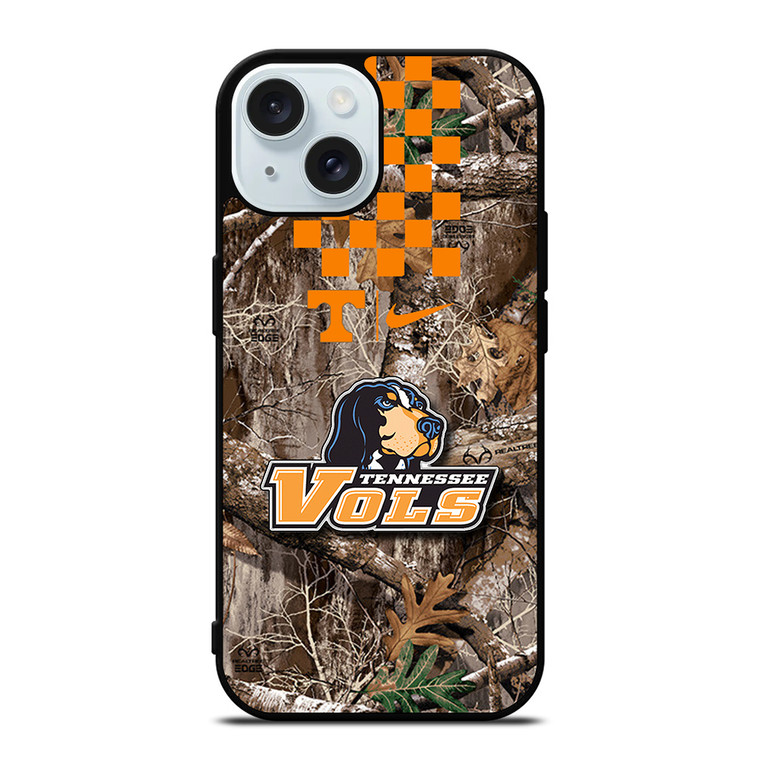 TENNESSEE VOLUNTEERS CAMO LOGO iPhone 15 Case Cover