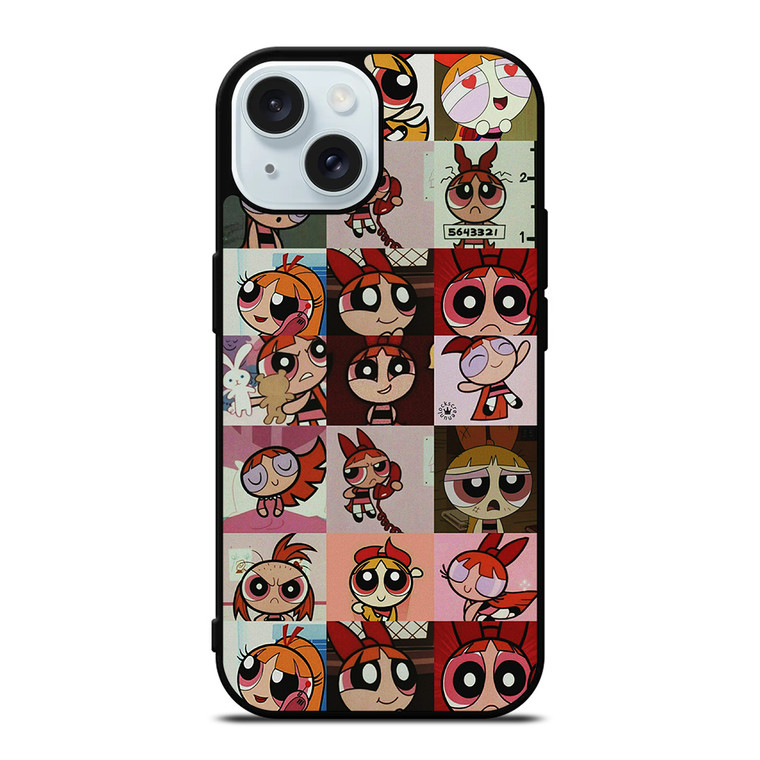 THE POWERPUFF GIRLS COLLAGE iPhone 15 Case Cover