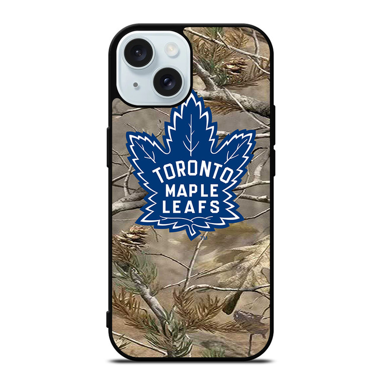 TORONTO MAPLE LEAFS TREE CAMO iPhone 15 Case Cover